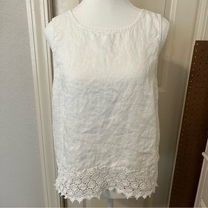 Saint Tropez West White Tank Top